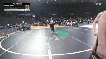 4A Boys 106 lbs Champ. Round 1 - Cody Sieminski, Sweet Home Boys vs Shawn Perez, North Bend Boys