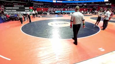 3A 150 lbs Cons. Semi - Nolan Vogel, Joliet (Catholic Academy) vs Ashton Hobson, Aurora (Marmion Academy)