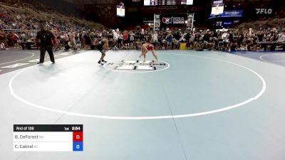 126 lbs Rnd Of 128 - Benjamin DeForest, ND vs Cilus Cabral, AZ