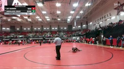 113 lbs Cons. Round 2 - Jay Guerra, Wolfforth Frenship vs Abdulaziz Omar, Arlington Bowie