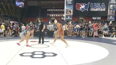 155 lbs Cons. Rd Of 64 - Addeline Graser, Nebraska vs Katie Snyder, South Dakota