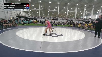 95 lbs Payton Pizzuli, Ohio vs Aria Bushaw, South Carolina