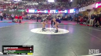 AA - 126 lbs Champ. Round 1 - Darryn Rossiter, Butte vs Ross Tolliver, Great Falls / MSDB