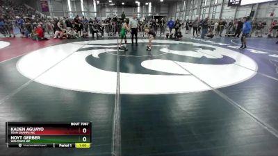 75 lbs Champ. Round 1 - Hoyt Gerber, Wolfpack WC vs Kaden Aguayo, Team Champs WC