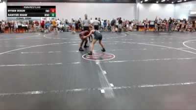 100 lbs Cons. Semi - Sawyer Shaw, Bulloch Bandits Wrestling Club vs Dysen Dixon, Rabbit Wrestling Club