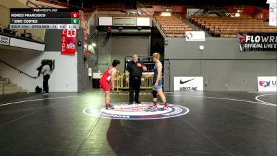 Open Men - 70 lbs Champ. Round 2 - Ezequiel Rodriguez vs Jeremy Huang, Mad Cow Wrestling Club