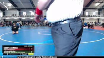 157 lbs Cons. Round 4 - Joseph Spizzirri, Wisconsin-Oshkosh vs Landon Gode, Rochester Community & Tech. College