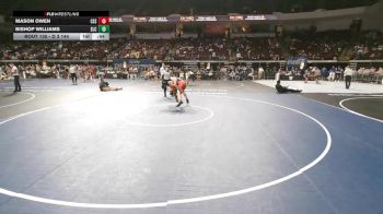 D 3 144 lbs Cons. Round 2 - Mason Owen, Christ Episcopal School vs Bishop Williams, St. Louis Catholic