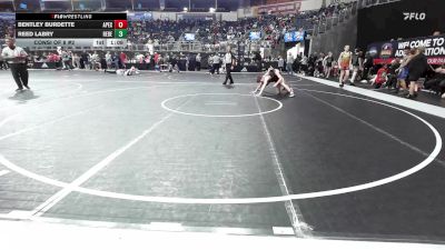 135 lbs Consi Of 8 #2 - Bentley Burdette, Apex Wrestling vs Reed Labry, Rebel Wrestling