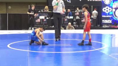 10U Boys - 53 lbs 1st Place Match - Dominic Maximo, Cyclones Wrestling & Fitness vs Jacques Finley, Wichita Training Center