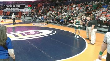 1A 150 lbs 3rd Place Match - Preston Richards, Dixon (H.S.) vs Brody Widlowski, Coal City