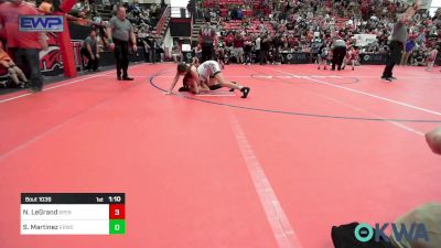 91 lbs Rr Rnd 3 - Natalie LeGrand, Sperry Wrestling Club vs Salma Martinez, El Reno Wrestling Club