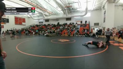 132 lbs Cons. Semi - Noah Irvine, Lander Valley vs Sean Lowe, Powell