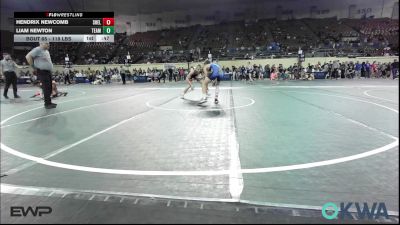 119 lbs Consolation - Hendrix Newcomb, Shelton Wrestling Academy vs Liam Newton, Team Tulsa Wrestling Club