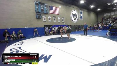 285 lbs Cons. Round 6 - Noah Huss, Moopark vs Peter Fulgentes, Royal