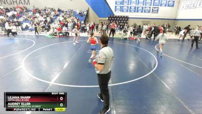 85 lbs Round 2 - Liliana Sharp, Uintah Girls Jr High vs Audrey Eller, Sanderson Wrestling Academy