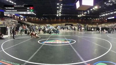 113 lbs Quarterfinal - Adrian Rojas, Miami Christian School vs RJ Phelan, Lake Gibson