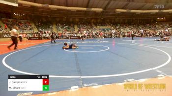 52 lbs Round Of 16 - Julian Campos, SoCal Hammers vs Madden Moore, Cleveland Take Down Club