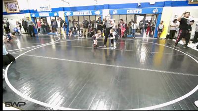 40 lbs Rr Rnd 1 - Jaxon Gregory, Tulsa Blue T Panthers vs Kohen Crowder, Checotah Matcats