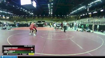 182 lbs Cons. Round 3 - Joel Carillo, Doral Academy vs Quavion Mincey, Freedom