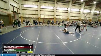 90 lbs Cons. Round 2 - William Shallenberger, Wasatch Wrestling Club vs Wylie Baler, Teton Wrestling Club