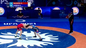 61 kg Round Of 16 - Omar Gazashvili, GEO vs Alibeg Alibegov, BRN