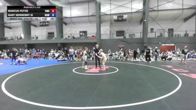 U12 FS - 92 lbs 2nd Place Match - Austyn Peck, White River Hornets Wrestling Club vs Weston Shamhart, Klamath Basin Warriors Wrestling Club