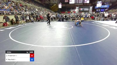 120 lbs Cons 64 #2 - Jaxson Freeman, ID vs Preston Neufeld, FL