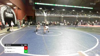 83 lbs Rr Rnd 3 - Karver Peasley, Omak Wrecking Crew vs Canon Horner, Natrona Colts