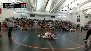 120 lbs 1st Place Match - Dyllan Myers, Thermopolis vs Jesse Grossman, Hardin