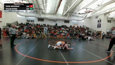 120 lbs 1st Place Match - Dyllan Myers, Thermopolis vs Jesse Grossman, Hardin