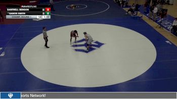 184 lbs Champ. Round 1 - Ganon Smith, Elizabethtown College vs Dantrell Benson, Roanoke College