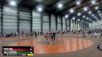 90 lbs Finals (8 Team) - Bella Johnson, Combat Athletics Girls vs Kyra Vera, Team Ohio Scarlet