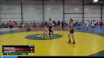 72 lbs Round 4 - Evan Restivo, Iowa Black vs Thiago Silva, Agression Legionaries