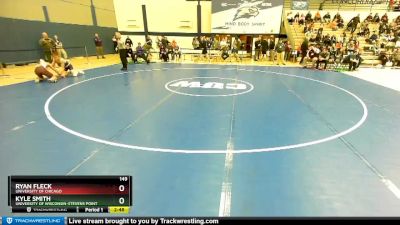 149 lbs Cons. Round 2 - Kyle Smith, University Of Wisconsin-Stevens Point vs Ryan Fleck, University Of Chicago