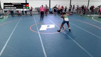 142-150 lbs Cons. Semi - Jshawn Wilson, Peoria Notre Dame vs Kingston Pak, Stillwater