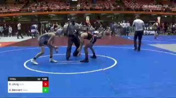 113 lbs Semifinal - Royce Uhrig, WCWC vs Ashton Bennert, Randall Highschool