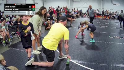 52 lbs Round 1 - Lane Bloom, Royals vs Brynlee Hoard, Genesis Wrestling Club