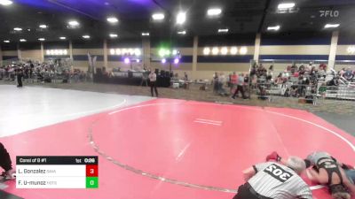 66 lbs Consi Of 8 #1 - Leon Gonzalez, Savage House WC vs Francisco Urrea-munoz, Hotshots Wrestling