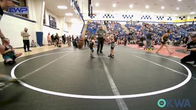 40 lbs Quarterfinal - Nova Miller, Wagoner Takedown Club vs Geronimo Tecumseh II, Mojo Grappling Academy