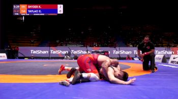 97 kg Rd 16 - Kyle Snyder, USA vs Erhan Yaylaci, TUR