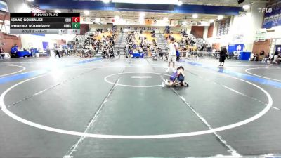 46-48 lbs Round 1 - Isaac Gonzalez, Church Boyz WC vs Phoenix Rodriguez, Church Boyz Wrestling Club
