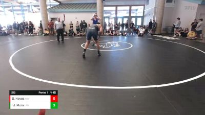 215 lbs Champ. Round 3 - Jeremiah Mora, Vasky Bros vs Dylan Hayes, Warriors WC