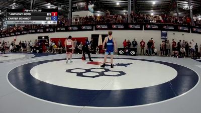 61 kg Champ. Round 4 - Anthony Noto, Mat-Town RTC vs Carter Schmidt, Oklahoma Regional Training Center