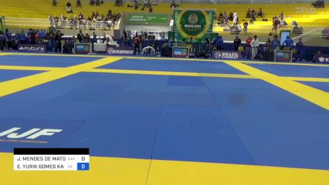 JHONATAN MENDES DE MATOS vs ENZO YURIK GOMES KAHI 2023 Brasileiro Jiu-Jitsu IBJJF