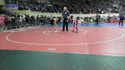 68 lbs Consi Of 8 #1 - Zack Lozano, Mustang Middle School vs Rocky Wright, Carl Albert