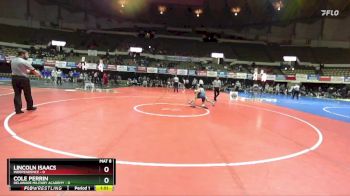 106 lbs Champ Round 1 (16 Team) - Lincoln Isaacs, Independence vs Cole Perrin, Delaware Military Academy