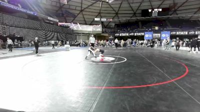 63 lbs Cons. Semi - Knox Peasley, Okanogan Underground Wrestling Club vs Larsen Butterfield, Inland Northwest Wrestling Training Center