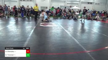 132-E lbs Semifinal - Adom Sharpley, OH vs Griffin Tinsman, PA