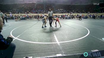 75 lbs Consi Of 8 #1 - Jensen Henderson, Morris Wrestling Association vs Ryan Albiston, Geary Youth Wrestling